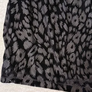 Mudd Black Velvet‎ Mini Skirt Leopard Print Jr Size XL y2k Grunge Indie Sleaze thumbnail 7