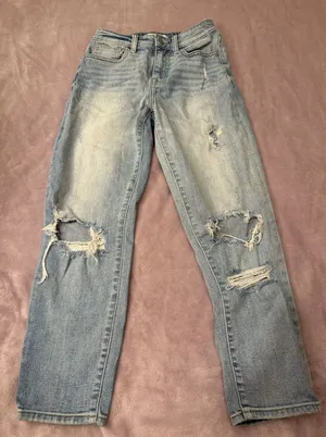 Willow & Root Buckle Blue Denim Jeans thumbnail 1