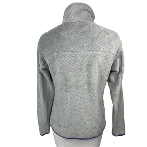 Patagonia Gray Purple Re-Tool Snap Outdoor Hiking Pullover Sweater Top Size M thumbnail 2