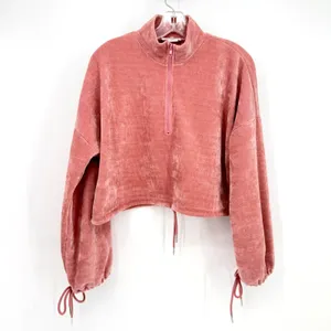 Lovers‎ + Friends Revolve Aya Chenille Top Women S Pink Coquette Loungewear Cozy thumbnail 5