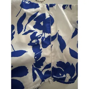 NWT Petal And Pup White Blue Floral Satin Crop Top Women’s Size Small thumbnail 5
