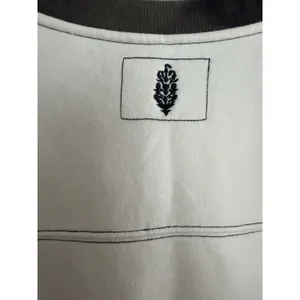 Free People FP Movement All Star Patch Pullover White Patch Combo Women's Large thumbnail 11