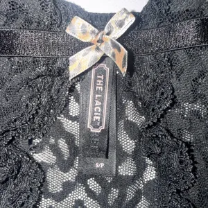 Vintage Victoria's Secret Y2K Fairy The Lacie Lace Babydoll Bow Sheet Black Cami thumbnail 7