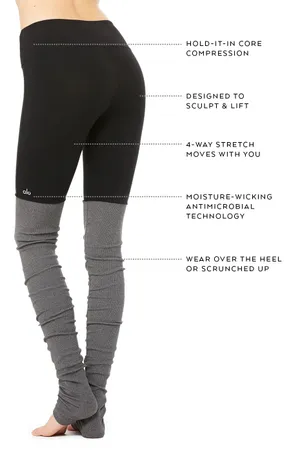 Alo Goddess Yoga Ribbed Leggings thumbnail 2
