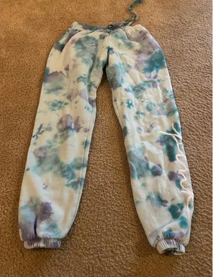 Pink vs pants xs computer sweat pants Blue thumbnail 1
