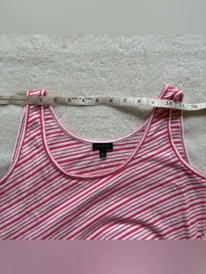Talbots Diagonal Striped Cotton Sun Dress size S thumbnail 8