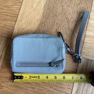 Alexander Wang $595 Fumo Pebbled Lambskin Wristlet, Oyster Grey, NWOT thumbnail 7