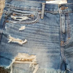 Abercrombie ✨ Destroyed Denim Shorts✨ thumbnail 4