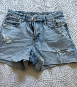 Light Wash American Eagle Jean Shorts thumbnail 1