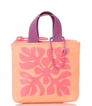 Aloha Collection Tiny Tripper Appliqué Taffy Mini Tote Orange thumbnail 1