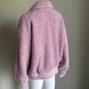 Universal Threads Purple Sherpa Bomber Jacket Size M thumbnail 3