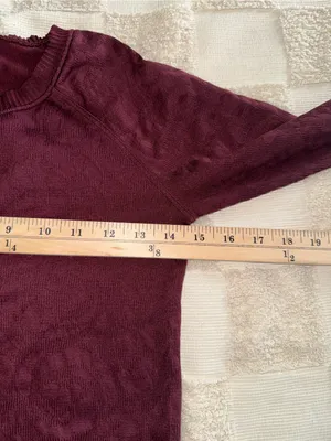 Lululemon‎ Rest Less Pullover
 - Wine thumbnail 2