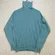 Vintage Country Shop Turtleneck Women M Teal Quiet Luxury Cashmere Dark Academia