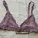 Skims NWT Stretch Lace Triangle Bralette Baby Pink Size Large