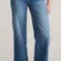 Quince Bella Stretch Relaxed Straight Jeans Atlantic Blue Size 25