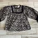 Womens Cleobella Brown Printed Boho Blouse - XS