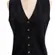 Joie NWT Black Button Front Knit Vest Size Medium