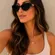 Versace | Cateye Black Sunglasses with Gold Medusa Accents | E04