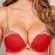 *NWT Red Plunge Push Up Bra 36C