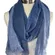 UNBRANDED Blue Ombré Lightweight Pashmina Scarf Wrap