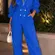Bold Cobalt Utility Jumpsuit with Button Front