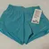 Electric Turquoise Lululemon Hottie Hot Shorts, Size 4, Length 4, Low Wasted.