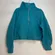 Lululemon Scuba Half-Zip Cropped Funnel Neck Pullover M/L Blue/Teal cropped
