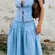 Free People Gesibelle Matching Skirt Set, Size L