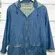 NorthStyle Plaid Lined Zip Front Denim Jacket with Detachable Hood Size Small