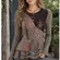 Forla Paris Boho Artsy Patchwork Whimsigoth Wearable Art Wool Blend Sweater