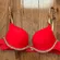 Y2k Victoria’s secret very sexy red push up bra with cheetah print details 32A