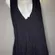 Free People Romper Womens Medium Black Striped Knit V Neck Sleeveless Pockets