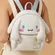 Loungefly x Sanrio Cinnamonroll Plush ears Backpack Blue Straps rainbow charm