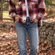 Elan Red Cream and Black Plaid Shacket