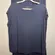 Eileen Fisher Silk Set- Sleeveless Top and Wide Leg Pants Navy 100% silk Large