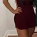 Red Backless Romper