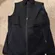 Unisex Figs Black Fleece Zip-Front Vest mens S woman’s M