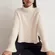 Madewell Turtleneck Sweater Knit - Cream, Medium