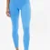 New Athleta L Salutation Stash 7/8 Leggings Cornflower Blue Large Regular