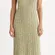 Everlane NWT Column Cotton Linen Eucalyptus Green Midi Dress Medium