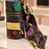 Circus Print Mini Barrel Keychain Case Bag Charm Scarf New