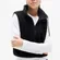 New Athleta L In the Clouds Fleece Vest Black Large Regular
