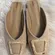 Sam Edelman Beige Slip-On Mule with Decorative Buckle size 6.5 excellent conditi