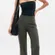 New Athleta 4P All Ways High Rise Bootcut Pant Mountain Olive Size 4 Petite