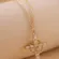 Cross Crown Zirconia Necklace