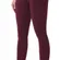 High-Waist Sculpting Leggings in Burgundy