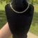 Womens Figaro Real Gold Chain 16 Inch Plated 3mm Dainty Layering Waterproof