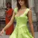NWT Elisabeth Romper Dress in Green Satin