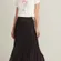 Marine Layer Penny Pleated sweater knit Midi Skirt in Rainbow stripe sparkle XS
