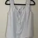 J. Crew Linen Blend Tank Top Size Fits Small Medium Silver Sand Gray